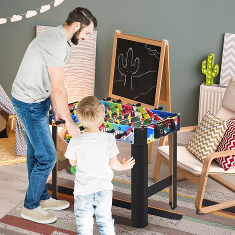 Multicolore - Football de table classique avec 2 balles et 2 tableaux d’affichage, table de jeu en MDF, 5x63 cm