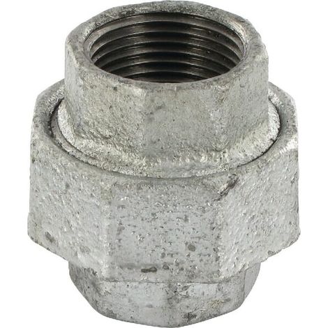 Collegamento a vite zincato filetto interno/filetto interno 1" UNIVERSALE FG3401