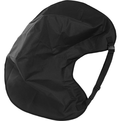 Fleece-Lined Windproof Leg Apron, Warm Cover for Scooter and Horse Riding in Winter, Black, Unisex, One Size (1/5)