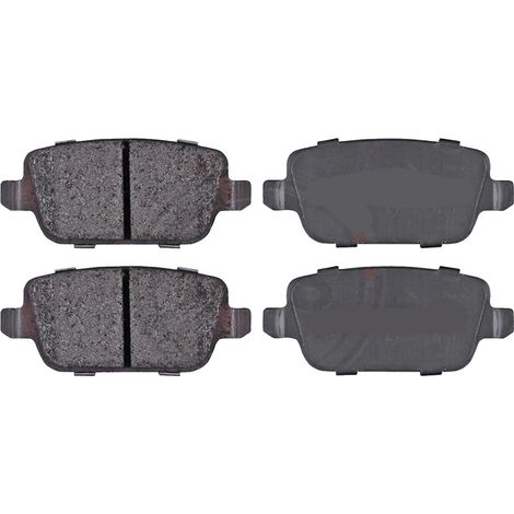KIT PASTIGLIE FRENO POSTERIORI compatibile con FORD S-MAX (WA6) / PASTIGLIE FRENANTI AUTO OEM FDB1917 FDB1918 , / SOSTITUZIONE DIRETTA / BASSA POLVERE / SILENZIOSO