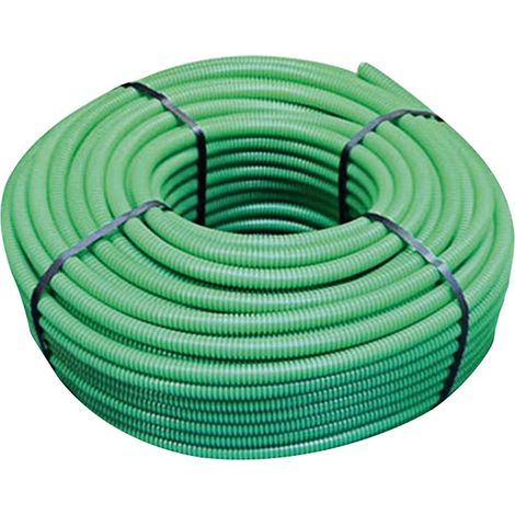 Tubo corrugato verde colorato da 20 Matassa da 50 mt