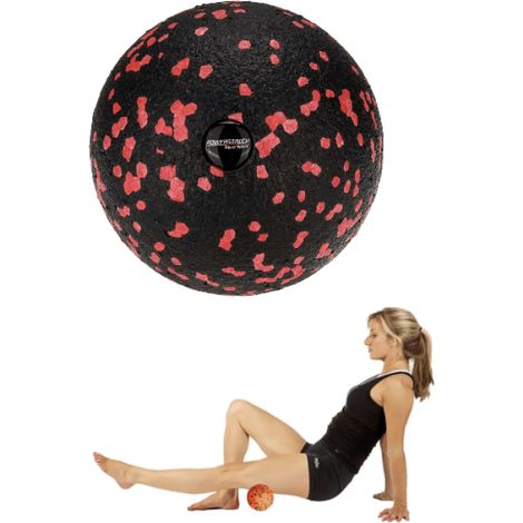 Aqua-Sport Powerstrech EPP 8cm Schwarz-Rot Massagerolle AS06140