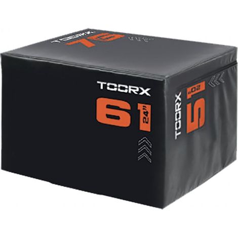 Soft plyo box 3 in 1 - piattaforma di allenamento pliometrico - 76x61x51 cm (1/2)