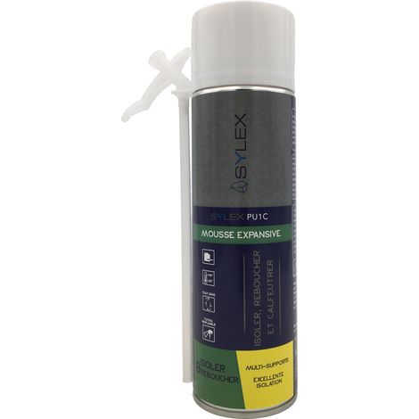 Mousse expansive PU 1C 500 ml - étanchéité et isolation (1/3)