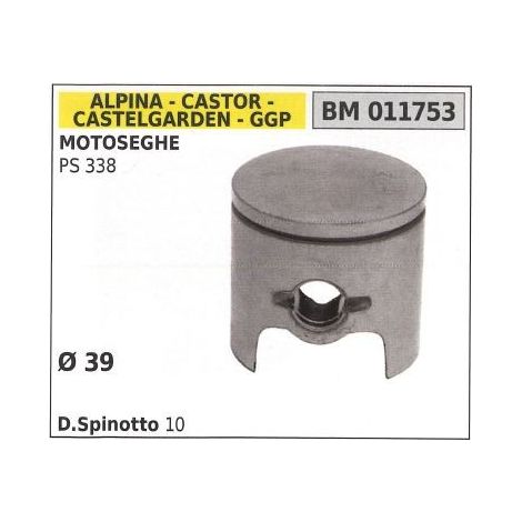 Pistone per motosega PS 338 Ø 39 mm GGP 011753