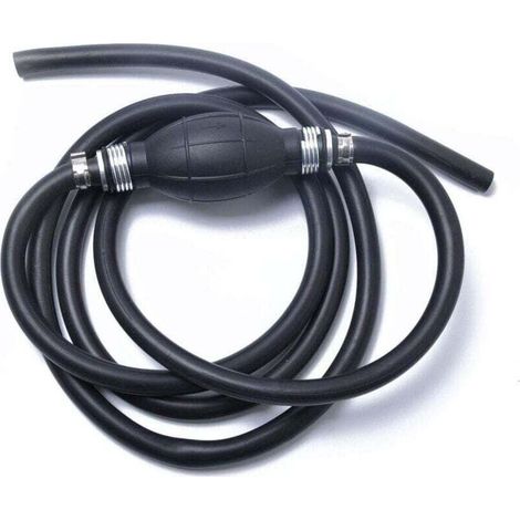 Tuyau Gaz Carburant Pompe,Poire amorçage carburant Auto Bateau,Universelle Pompe à Essence de Carburant de Tuyau d\'Aspiration Siphon de pompe à Eau/essence avec pompe de transfert de carburant(8mm) (1/4)