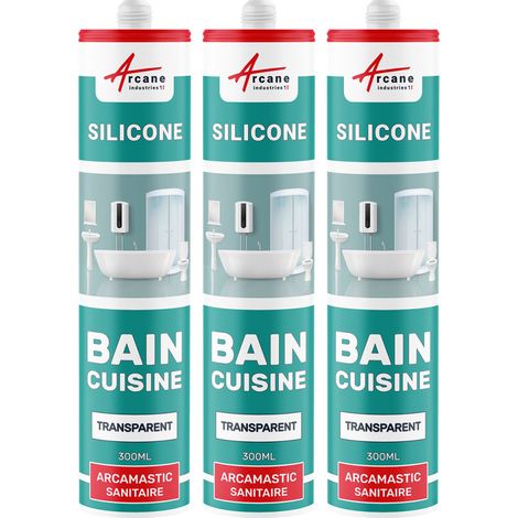 - 300 ml x 3 Transparent - ARCANE INDUSTRIES