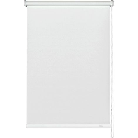 Gardinia Tenda oscurante a rullo con catenella laterale, Installazione a parete, soffitto o nicchia, Opaca, Kit di montaggio incluso, Bianco, 92 x 180 cm (LxA), tessuto (1/5)