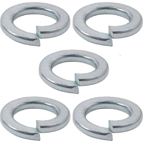 5x Rondelle grower élastique pour vis à tête cylindrique en acier zingué DIN 7980 Universel Vis Boulon Etanchéité Fixation Quincaillerie Ressort, M18