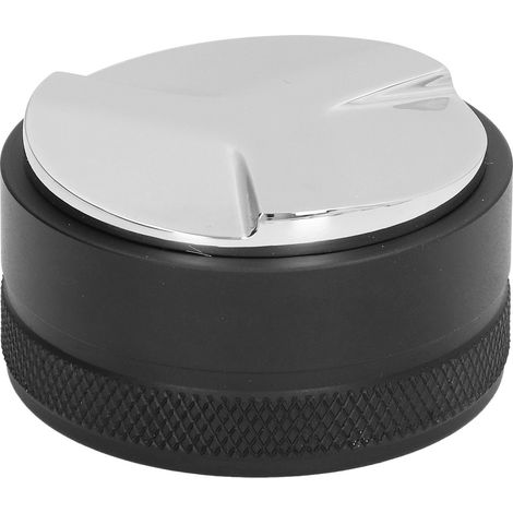 Distributeur de café à palette noir réglable, portable et résistant à la rouille, avec presse à poudre, 51 mm (1/5)