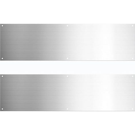 de 2 plaques de protection pour portes extérieures (1/5)