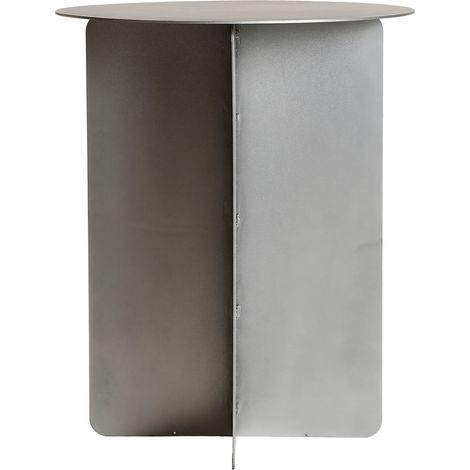 Table d appoint en fer argent mat contemporain - argent mat (1/5)
