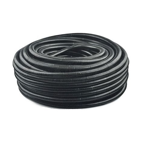Tuyau flexible 22/18 - Noir - 50 cm - Élastique - Tuyau de protection (1/5)