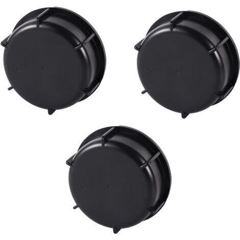 Lot de 3 S100x8 IBC Bouchon Cuve,Raccords Robinet Tuyau ,Raccord Cuve 1000 litres,pour Vanne Cuve 1000l,Reservoir eau de Pluie,Conteneur