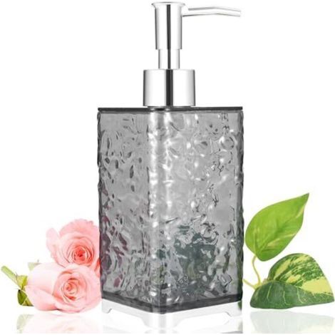 400 ML Distributeur Savon, Distributeur de Savon Liquide, Flacon Pompe Vide, Distributeur Shampoing et Gel Douche, Flacons Vides à Pompe pour Distributeurs de Savon et Lotion Cuisine Salle de Bain (1/5)