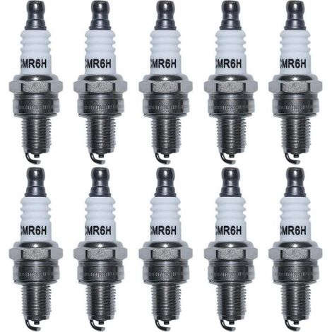 Kit de bougie CMR6H 10pcs pour Stihl FS90 FS100 FS110 FS90R FS100R FS110R TRIMM 3365