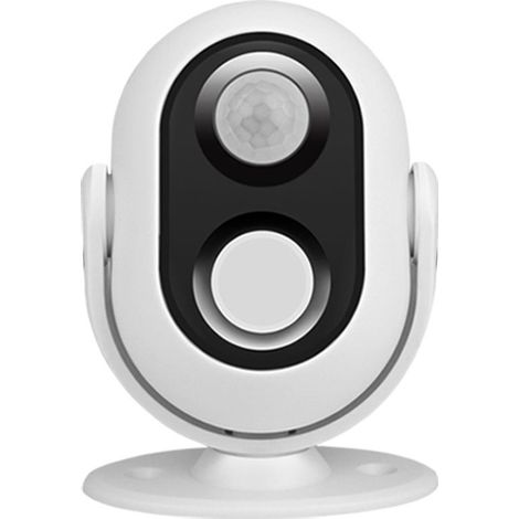 Motion Sensor Chime,Door Welcome Alarm,Entrance Visitor Bell,360 Rotation Sound Player Security Alert Detector Audio System Use for Home Shop Office Store Entrance Door Greeting Safety System (1/5)