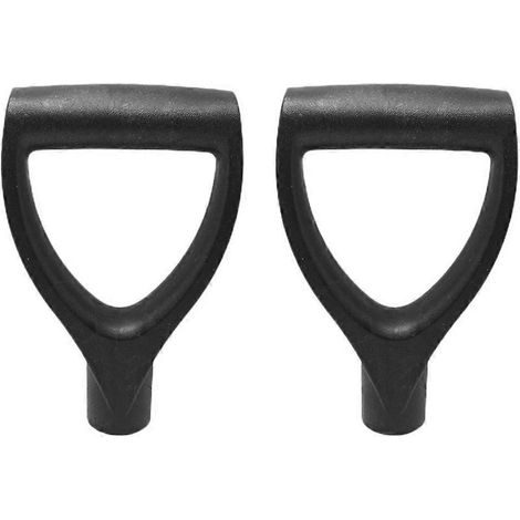 Lot de 2 poignées de pelle en plastique, poignées de transport, outils de creusement et de ratissage (1/5)