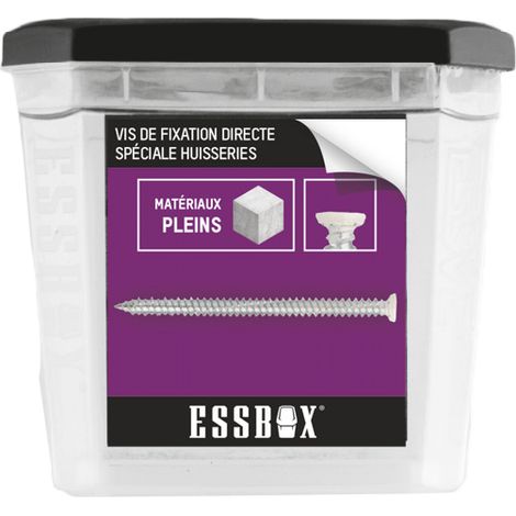 ESSBOX SCELL-IT Vite per calcestruzzo - RAL9016 - Ø7,5 mm x 152 mm - Confezione da 50 - EX-91153975152