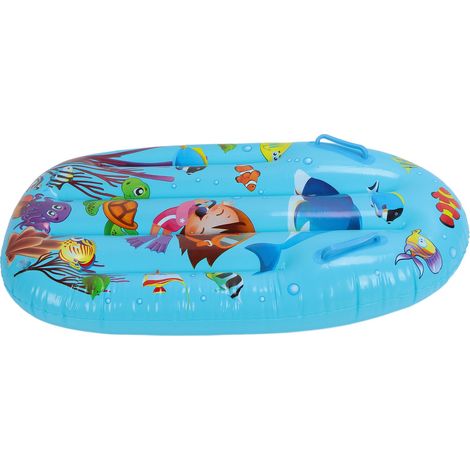 Aufblasbare Kinderpool-Schwimmhilfe, extra große und verstärkte Wasserschwimmmatte, ideal zum Entspannen im Liegen (Lieferung ohne Luft) (1/5)