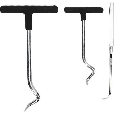 Ortviai Extracteur de joints toriques 3 pièces en métal robuste – Outils professionnels pour démontage de joints d'huile et de graisse (1/5)