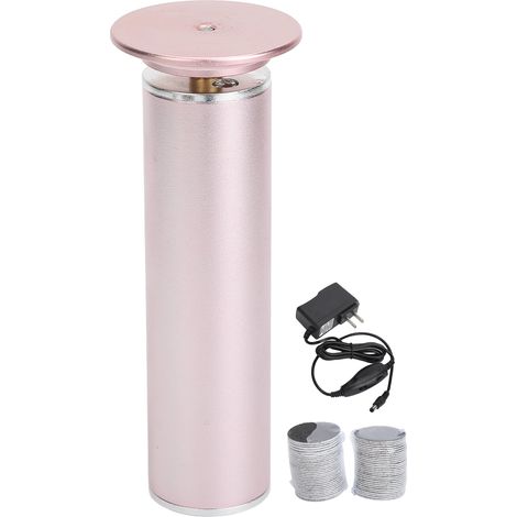 Râpe électrique pour callosités, lime à peaux mortes pieds, outil de pédicure avec adaptateur et disques abrasifs, tension 100-240V US (1/5)