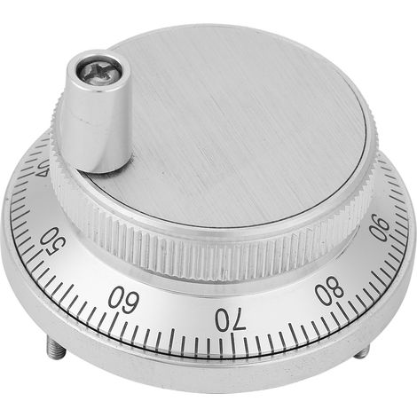 Générateur d'impulsions manuel 5 V, diamètre 60 mm, 4 bornes, volant électronique CNC avec poignée