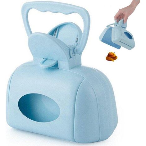 Pet Pooper Scooper Outil de ramassage des déchets de Chien Outil de ramassage de Caca de Chien Durable Incassable Pooper Scooper Idéal pour l'herbe
