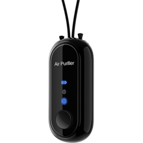 Generador de iones compacto y portátil para llevar alrededor del cuello, purificador de aire profesional, mini dispositivo de purificación. (1/5)