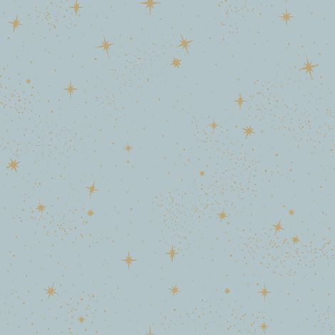 Papier peint auto-adhésif - Fond Bleu Clair Étoilé - 5.75 m x 45 cm (1/4)