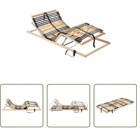 42 Latten - Lattenrost Elektrisch mit 42 Latten 7 Zonen 80x200 cm (1/5)