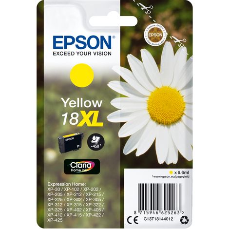Epson Daisy Cartouche "Pâquerette" 18XL - Encre Claria Home J (1/2)