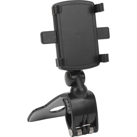 Support téléphone voiture orientable 360° antichoc, support tableau de bord réglable universel pour véhicule (1/5)