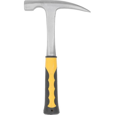 Geologenhammer aus gehärtetem Kohlenstoffstahl, konische Spitze für die Mineralprospektion und die Erkundung des Untergrunds, ergonomisch gebogener Griff (1/5)