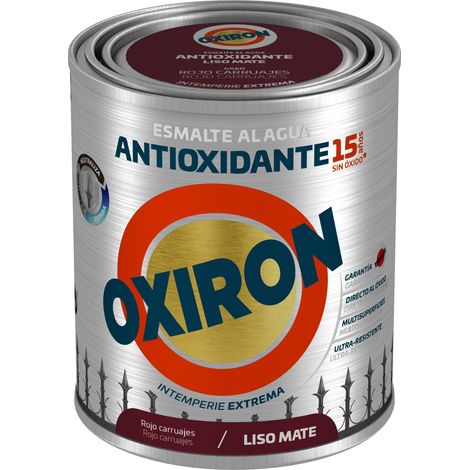 Vernis antioxydant à l'eau lisse, mat rouge pour voitures, 750 ml (1/2)