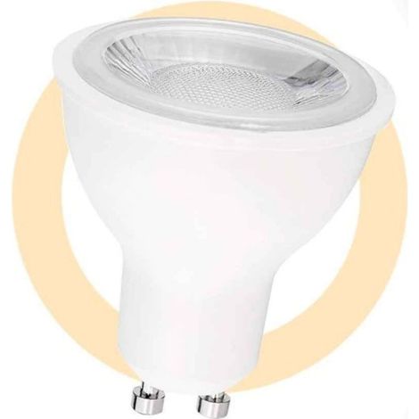 Bombilla LED GU10 - SMD2835 - 7W - Ø50mm - Óptica A 45º -