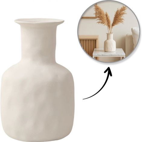 Keramikvase in einer Schachtel, minimalistischer Stil, 17,5 × 11 cm - WAZ06