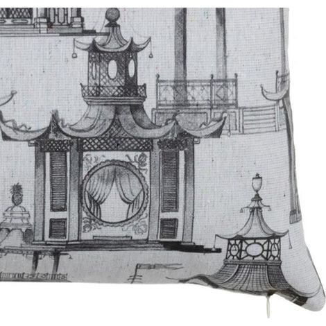 Kissen - Kleine Wohnung - 60 x 60 cm - 100% Baumwolle - Zeitgenössisches Design - Innenbereich