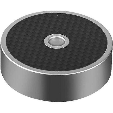 Plateau tournant universel en fibre de carbone Hifi pour platine vinyle LP, stabilisateur de disque avec niveau en aluminium (NEUF) (1/5)