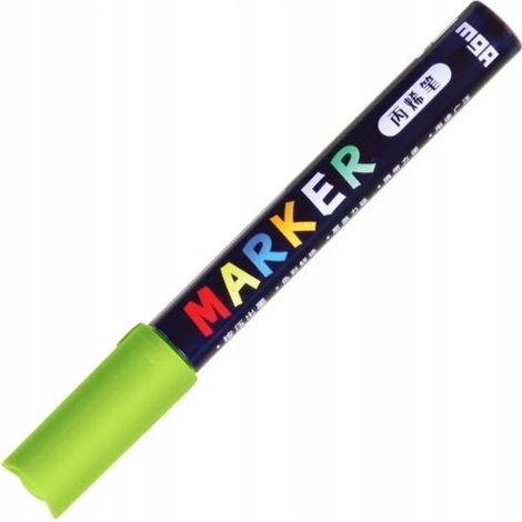 Marcador acrílico 1-2 mm verde amarillento MG 4440 A'6 (1/4)
