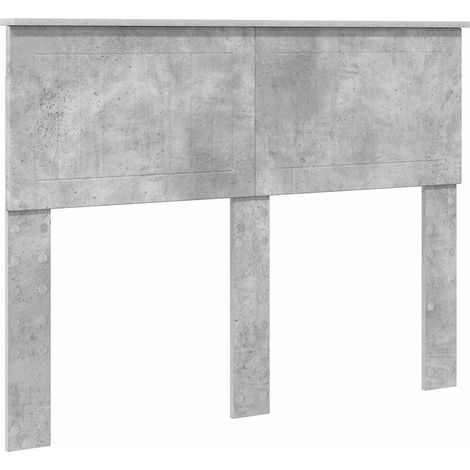 Kopfteil Beton Grau Holzwerkstoff vidaXL
