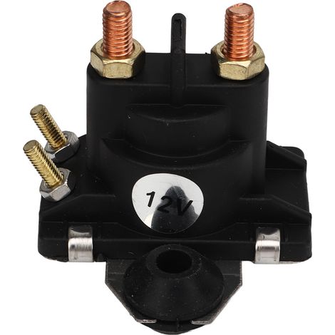 Relais solénoïde 12V 4 bornes 89 818997A1, métal résistant marine moteur 20-90CV, interrupteur haute fiabilité. (1/5)