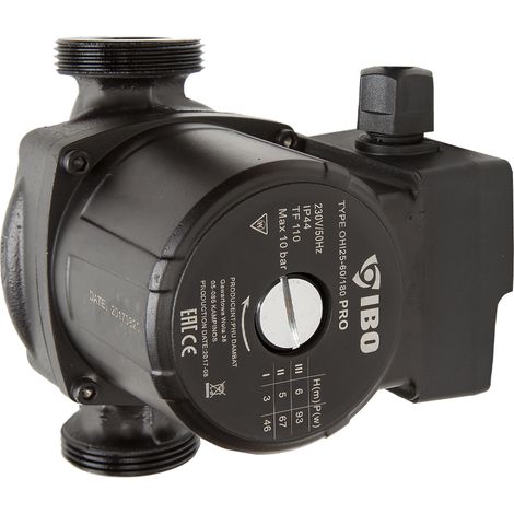 Bomba de circulación de agua potable OHI PRO 25-60/180 CON racores