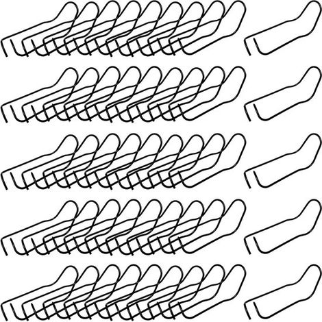 Conectores para plantas, 50 unidades, clips de bambú de 11 mm para postes, herramientas de escalada DIY para jardines, viveros y flores verdes. (1/5)