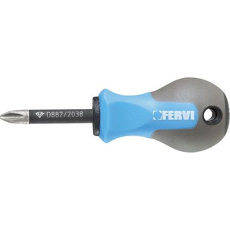Tournevis cruciformes a pointe diamantee ph2 x 38 mm (1/2)