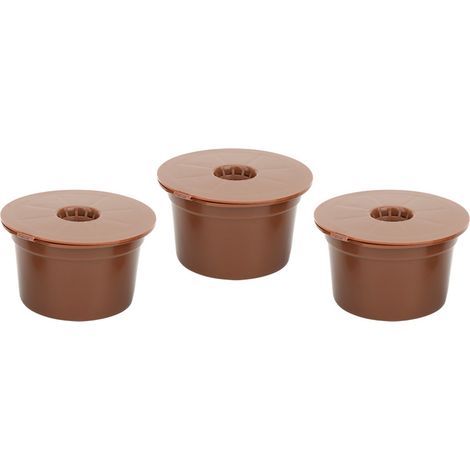3-teiliges Set wiederverwendbarer Kaffeefilter, kompatibel mit Caffitaly, umweltfreundliche, nachfüllbare Kapseln (1/5)