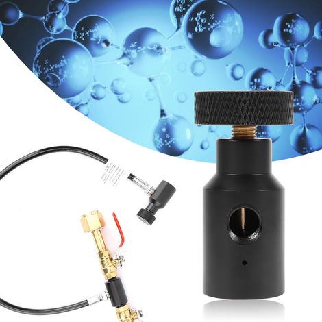 Adaptateur marche/arrêt pour réservoir de cartouche de CO2 1/8 NPT compatible Sodastream TR214 (1/5)