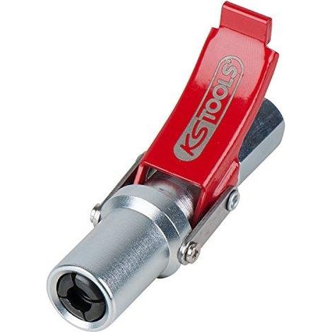 KS Tools Acople rápido Quick-Lock metálico para engrasado