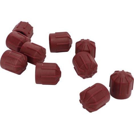 50 couvercles de valve ABS M10X1 pour climatisation auto, bouchons universels de rechange, 50 pièces (1/5)