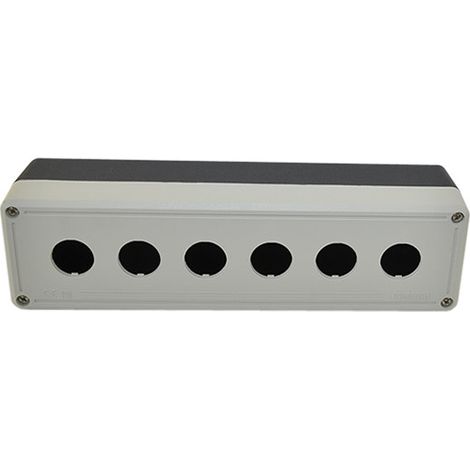 Caja de control para 6 botones/lámparas T0-PY6BOS